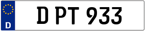 Truck License Plate
